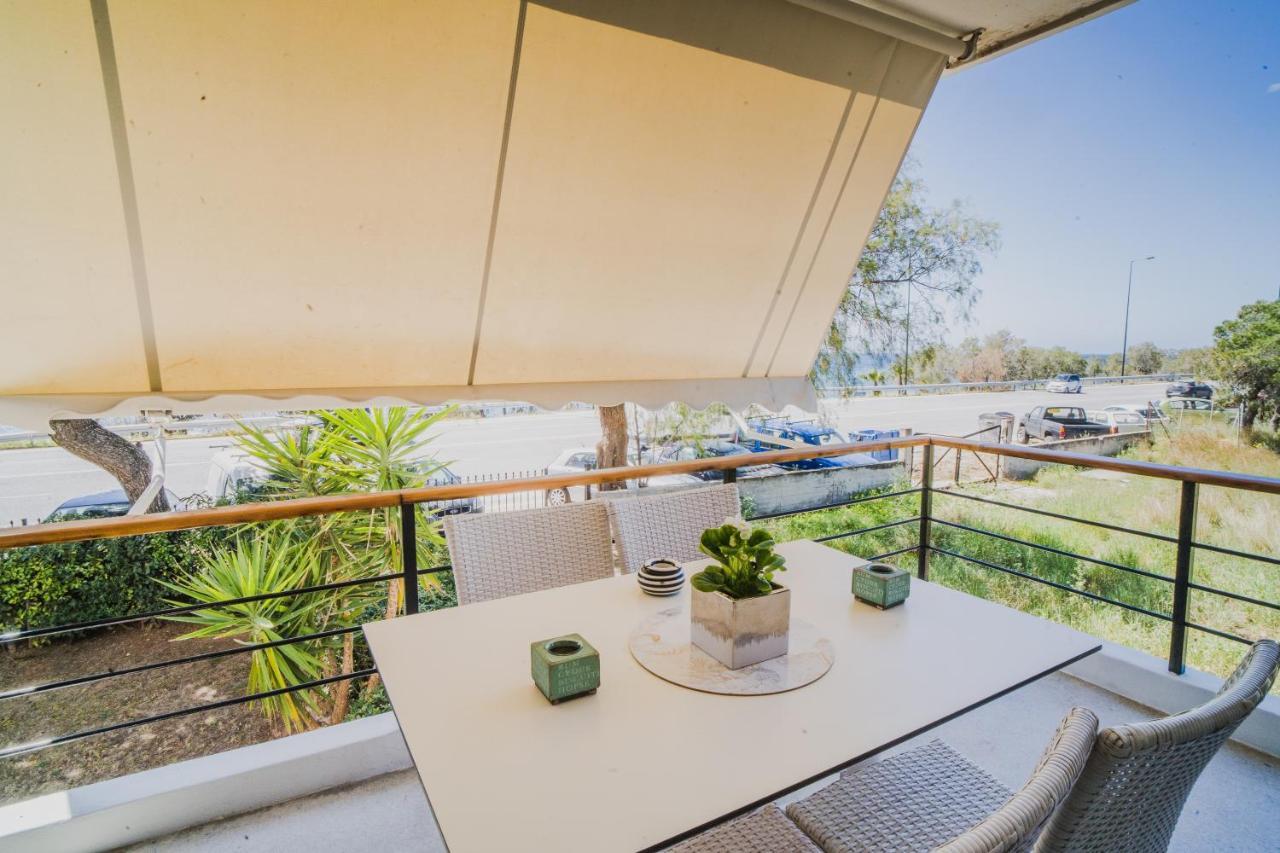 Green Apartment Ground Floor Feel Like Home Properties Saronida Eksteriør bilde